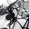 spider net flocked on flocked tulle mesh fabric
