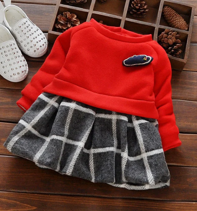 winter party wear dress for baby girl