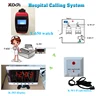 Call System for Clinic K-303+Y-650+K-W1-P English Voice Number Call Display and Nurse Pager Watch With Room Bed Button