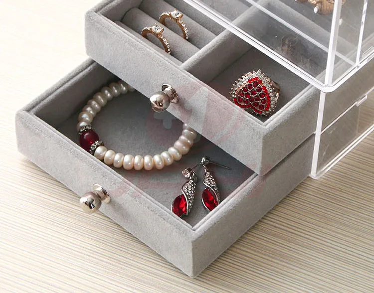 Custom Best Quality Clear Large Acrylic Jewelry Organizer Buy Acrylic