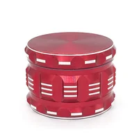 

new design 4 piece aluminum herb grinder metal spice tobacco weed tobacco grinder