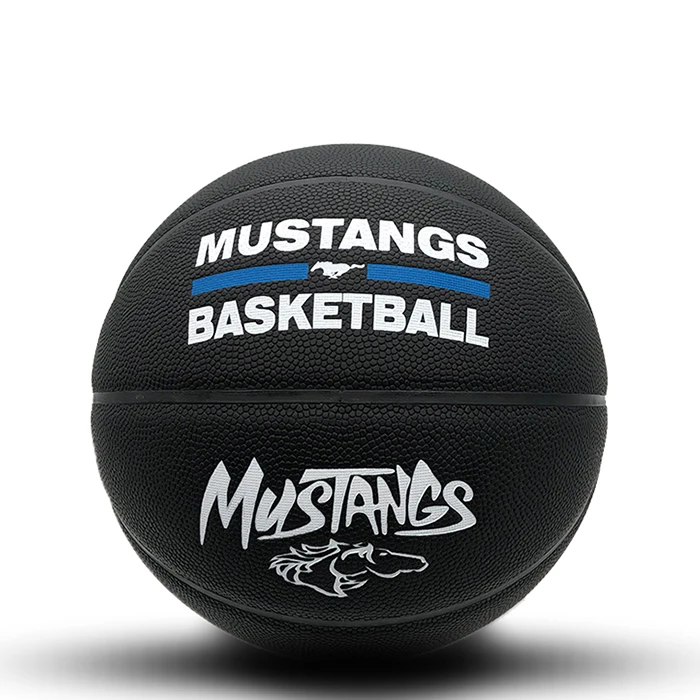 Professional basketball offical size 7  indoor custom leather basketball deflatable ball
