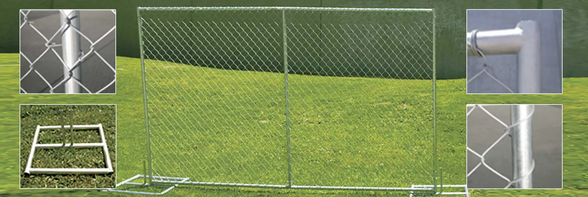 Загородка Америки съемная обшивает панелями загородку звена цепи места строительной конструкции временную