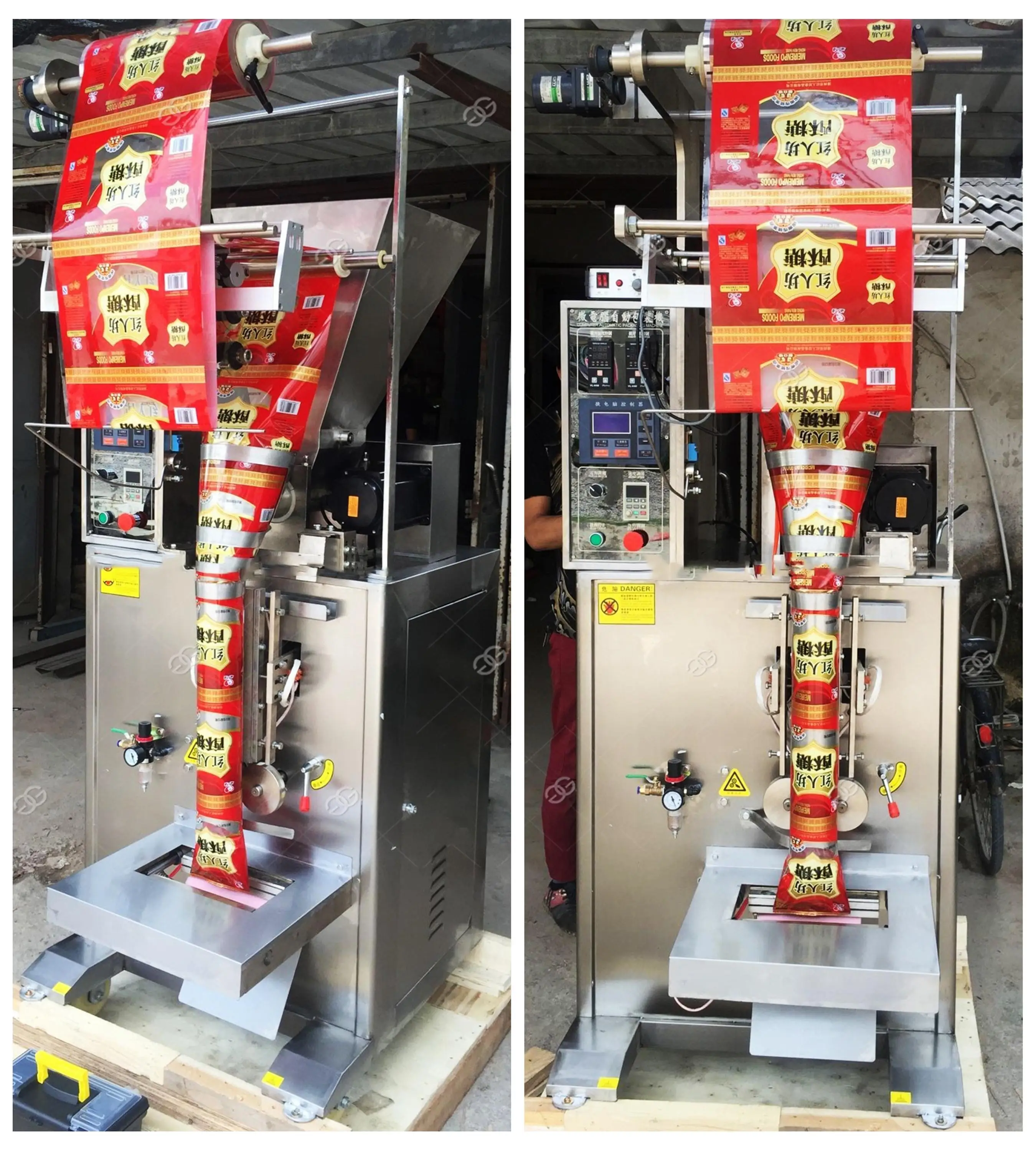 New Design Small Chin Chin Packaging Almond Peanut Packing Machine