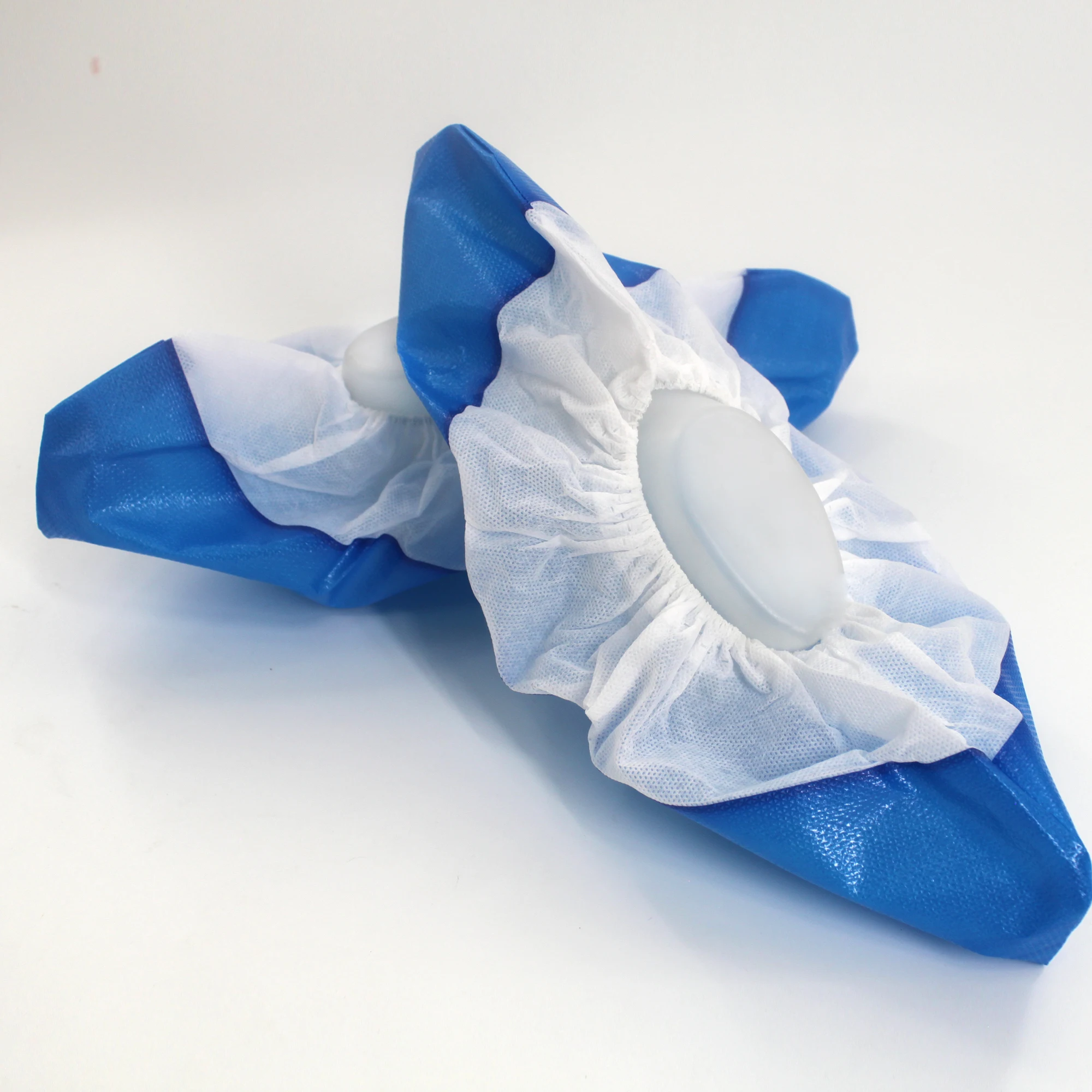 Pp+cpe Waterproof Shoe Covers Green Shoe Covers To Protect Floors Buy