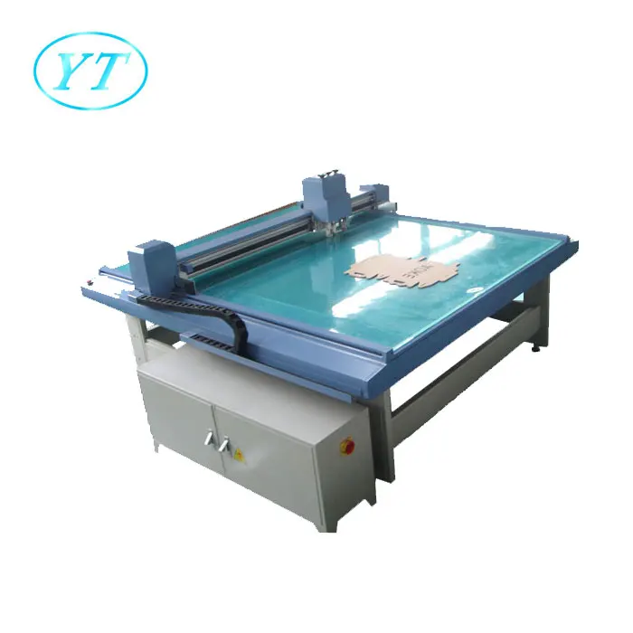 
YT Corrugated Cardboard Carton Box Sample cutting Plotter Machine 