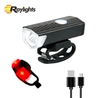 

Amazon Hot Sell Cycle Torch USB Rechargeable Front Head light and Bicycle Rear Light Splash-proof LED Bike Light