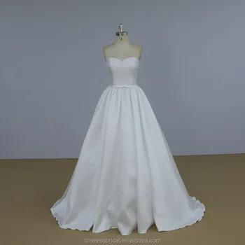 mikado bridal gown