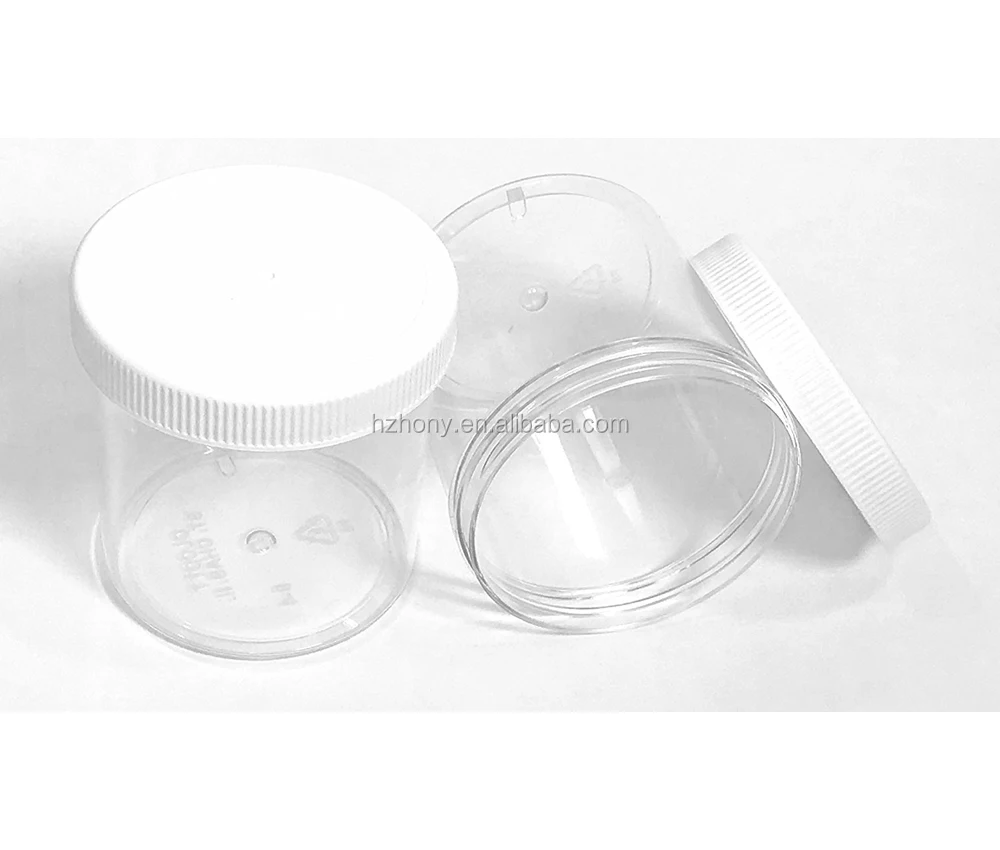 Slime Storage Jars 4 Oz (Slime Not Include) - Clear All Purpose Containers  - for All Glue Putty Making - Art, Craft and Hobby Storage Containers