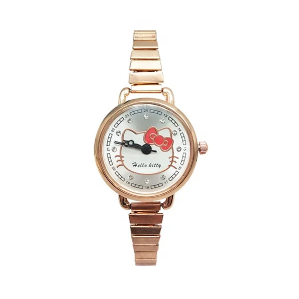 

Vintage watch women , western hello kitty watches with prices, 4 colors in stock