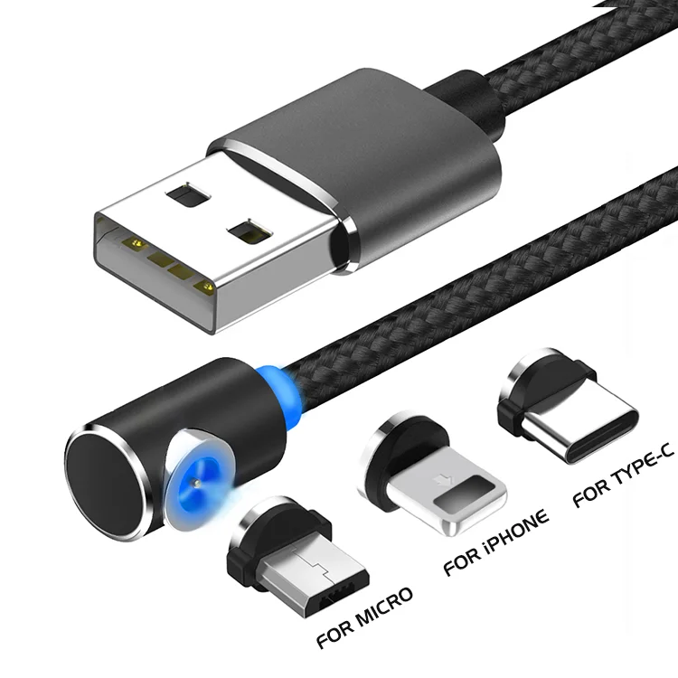 

Android Phone Type C Usb Charging Cable Magnetic Micro Usb Cable, Red;gold;black;silvery