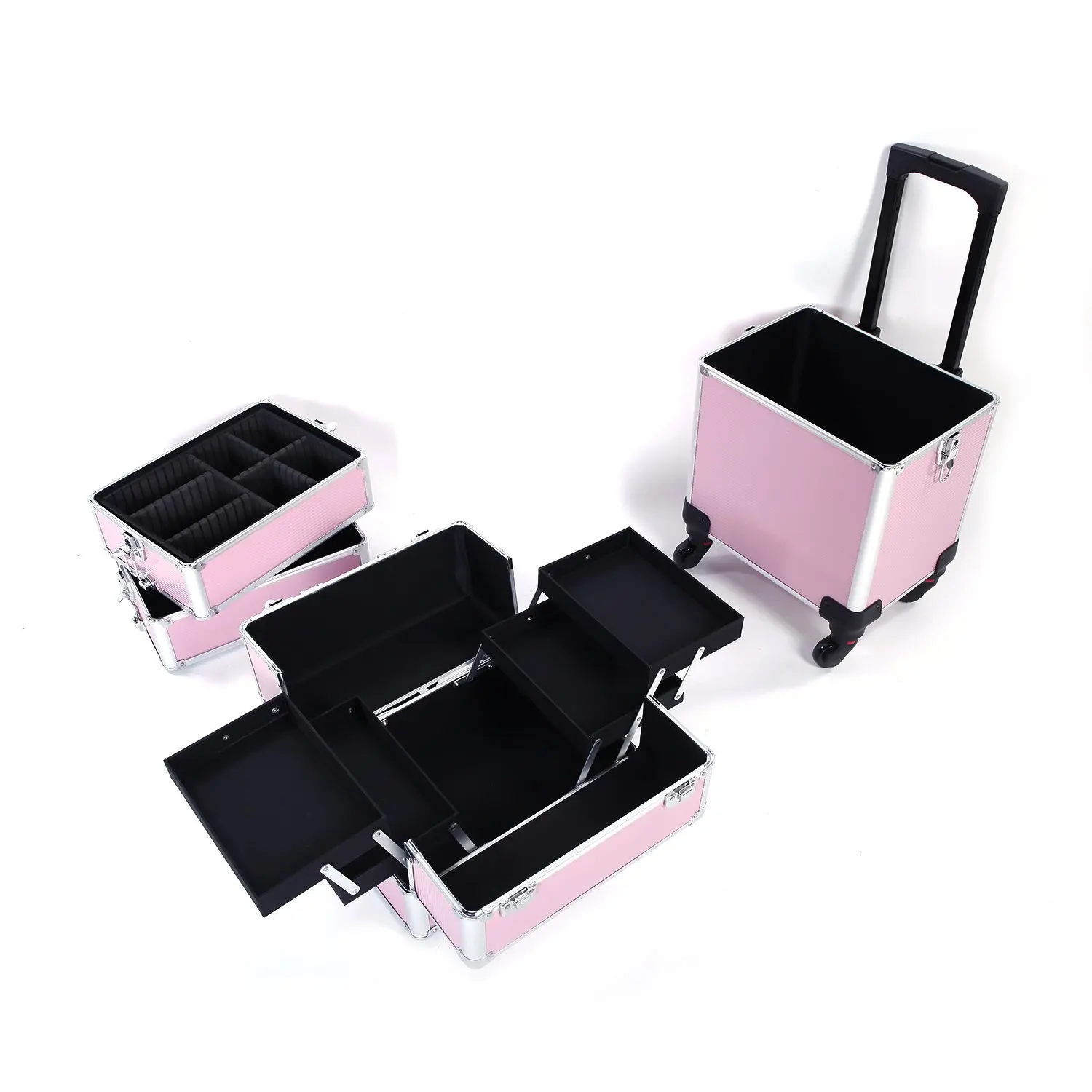 makeup studio rolling case