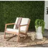 Beach or pool side leisure outdoor furniture garden swing teak wood rocking chair