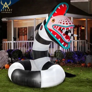 New Ideas Beetlejuice Inflatable Snake Animal Party Supplier Giant Decoration New Ideas Beetlejuice Inflatable Snake Animal Party Supplier Giant Decoration