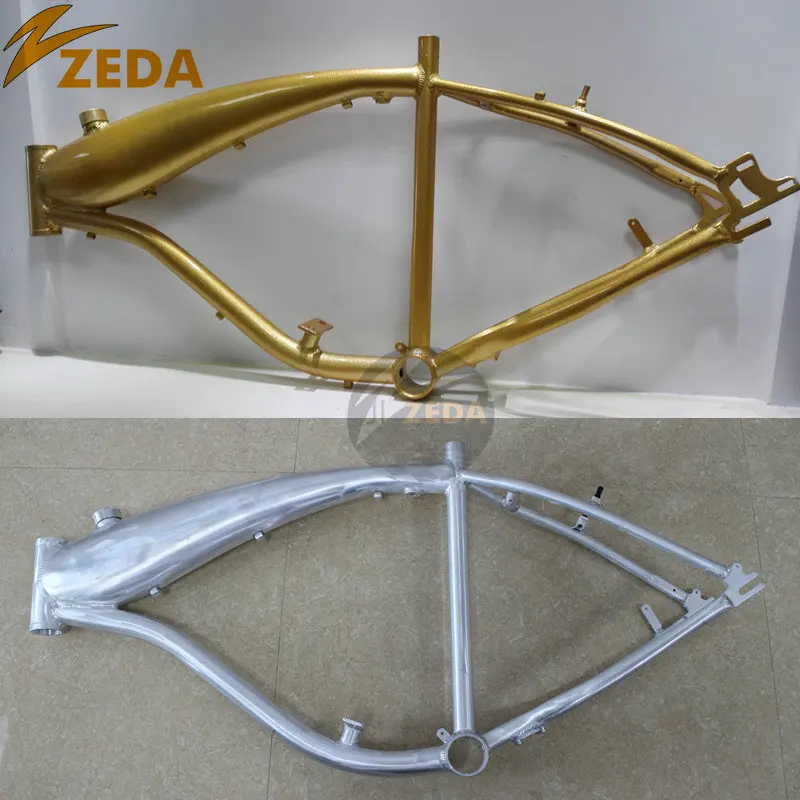 

3.75L aluminum frames for bike/colorful frames/gas tank built frame with rear disb brake mount, Customized