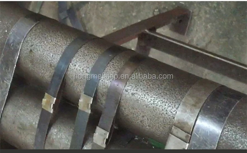 A480/KZ19 Air Pneumatic steel strapper metal strip banding machine for steel Strap 19mm