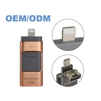 

2020 New products Hot Selling 3 in 1 Pen Drive real capacity 256gb OTG USB 3.0 Flash Drive for Moebile Phone