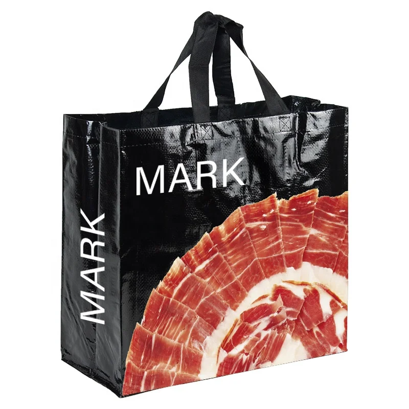 

TOP Quality Factory Wholesale Raffia pp woven bag Custom Printing reusable woven PP bag