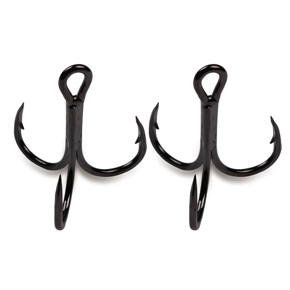 

2019 fishing hooks stainless steel  high carbon hooks wholesale treble hooks
