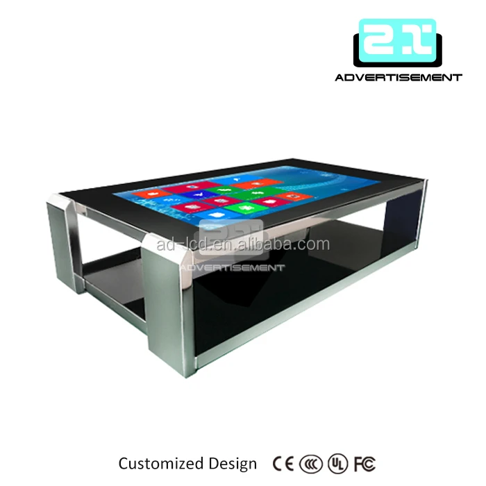 Factory Direct Sale 21 5 Inch Touch Screen Table Coffee Table With Capacitive Touch 10 Points Buy Touchscreen Game Tables Interactive Touch Table Double Side Digital Signage Product On Alibaba Com