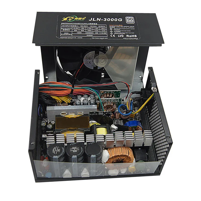 Jln3000g Atx 2400w Platinum Efficiency Server Power Supply For Super