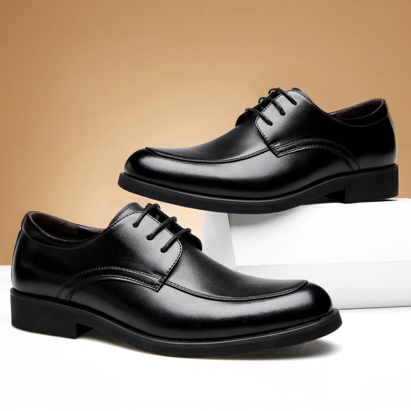 Classic Business Genuine Leather Dress Shoes Men - Buy Genuine Leather ...