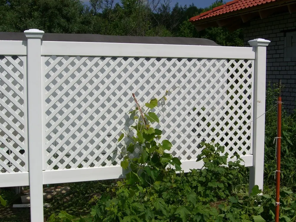 vinyl lattice fence panels cheap used
