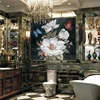 CS-FM42 Flower Pattern Glass Mosaic Bathroom Tile Design Mural Art Mosaic