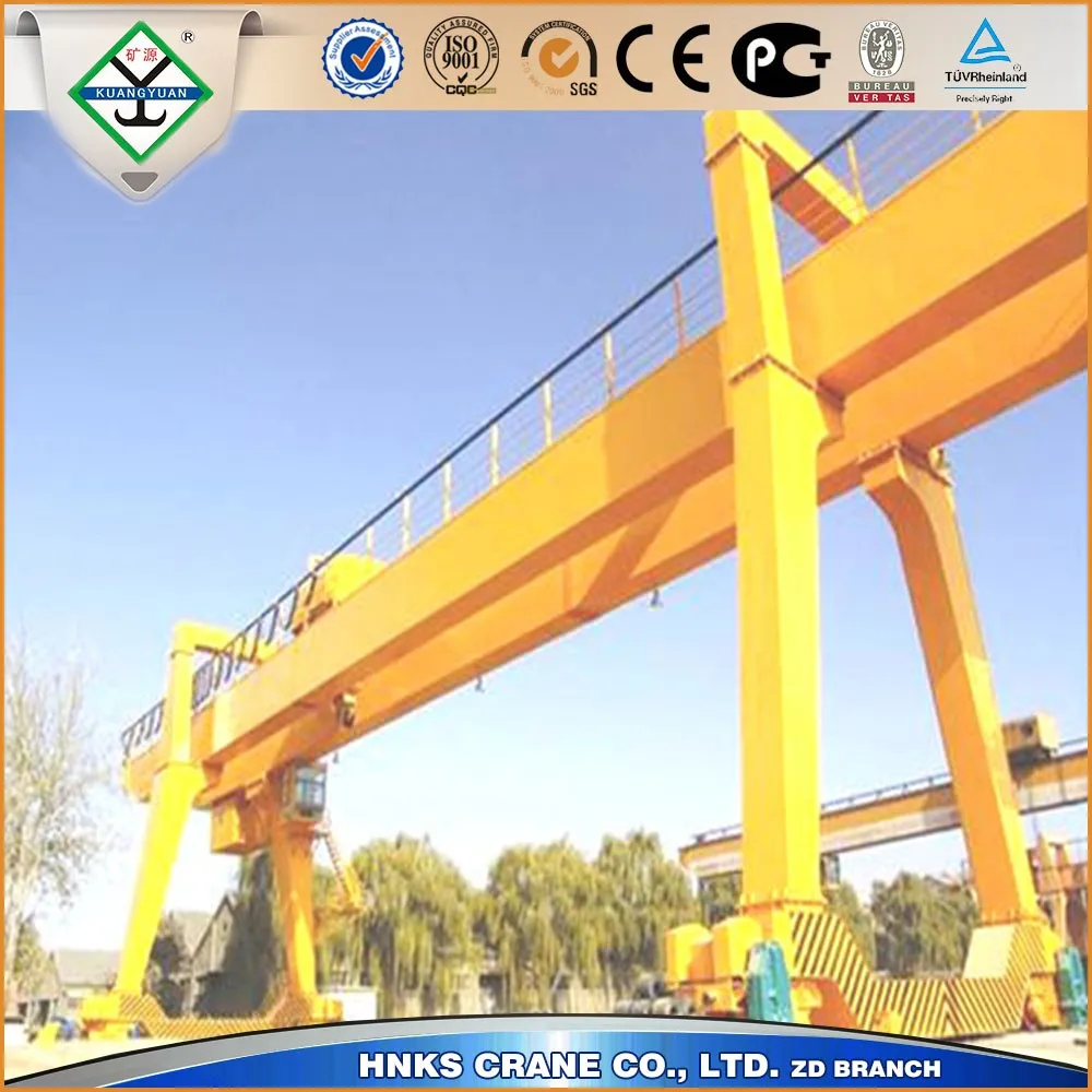 20ton girder Tunggal Semi gantry crane dari Cina pemasok 