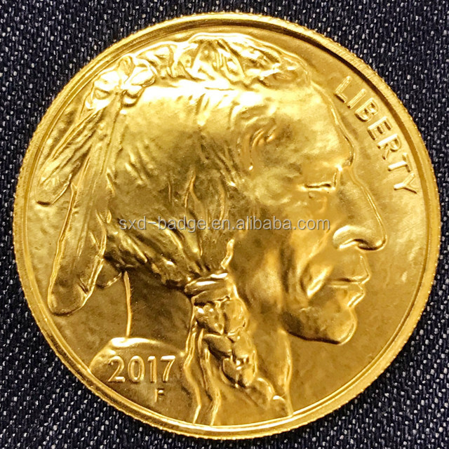 American Buffalo 1 Oz Tungsten Gold Coin With Thick Gold Layer Tungsten