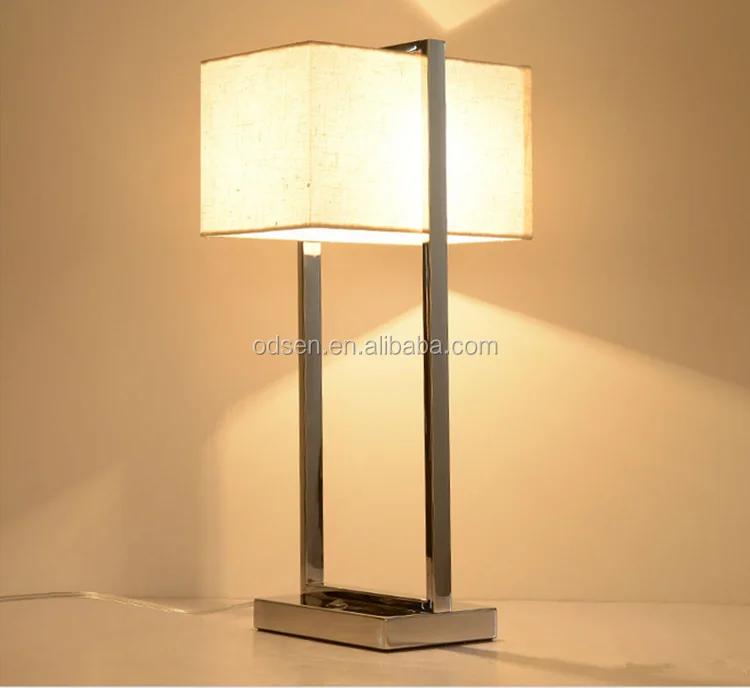 rectangular bedside lamp