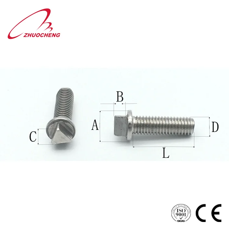 
Stainless steel triangle head bolts 