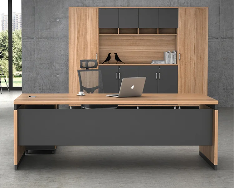 Low Price New Design Lshaped Modern Office Furniture Executive Desk