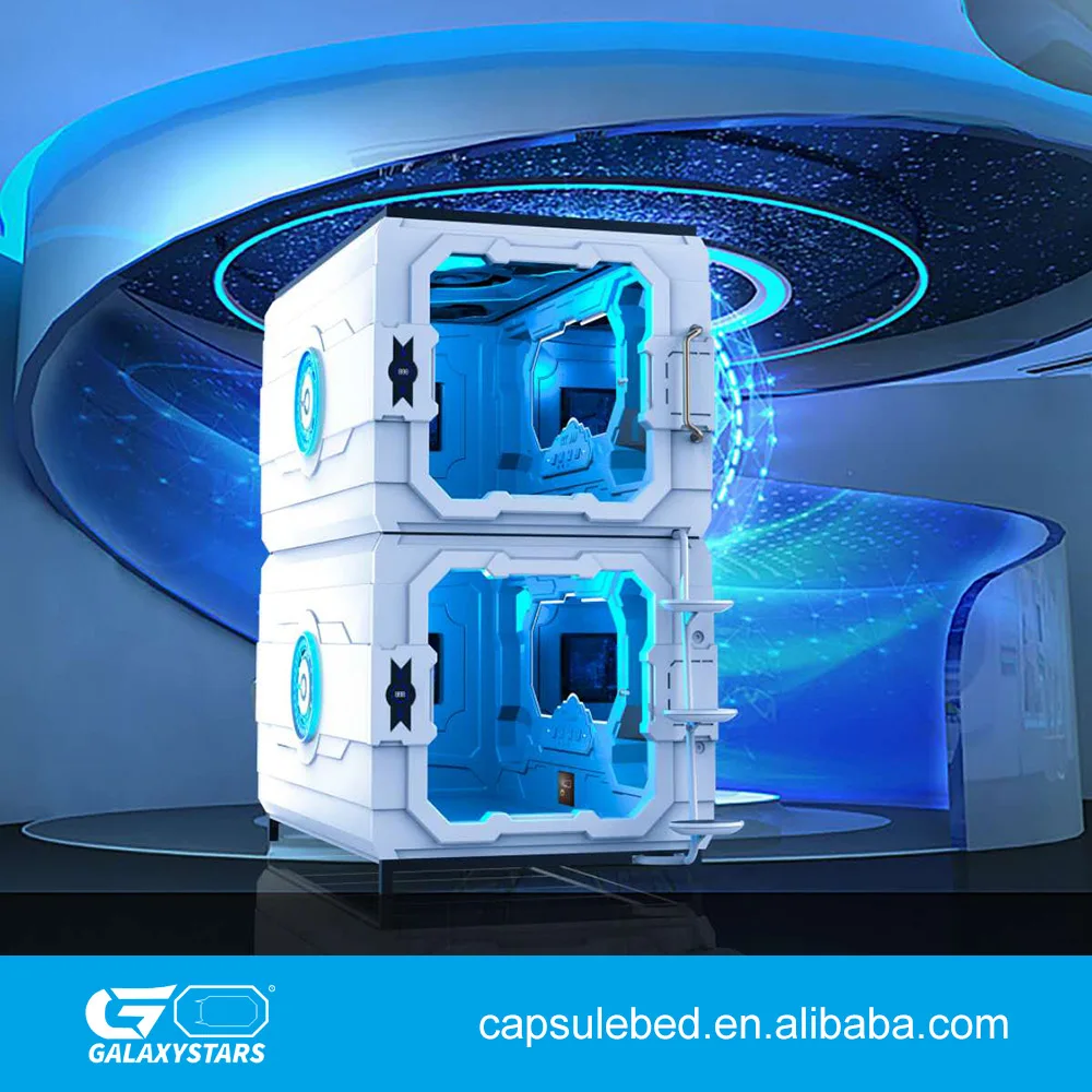Newest Space Capsule Bed Manufacturers Soundproof Sleeping Pod Cabin