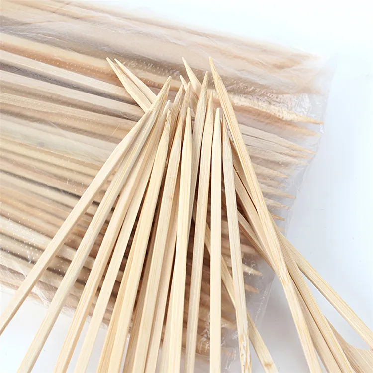 Long Flat Bamboo Skewers 50cm Bamboo Sticks Buy Flat Bamboo Skewers