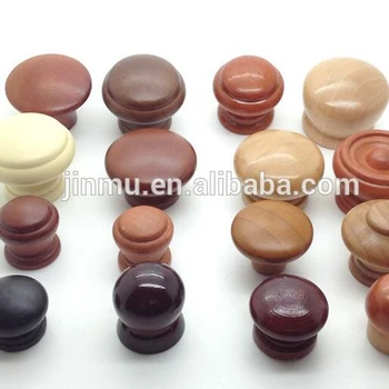 Fsc Custom Size Wooden Curtain Rods Wooden Furniture Knob For