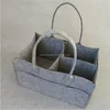 nursery organizer baby napkin storage bag felt diaper caddy with multi pockets