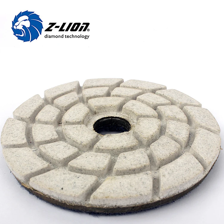 flexible diamond pads | Z-Lion Diamond tools concrete polishing resin sanding pads for granite marble