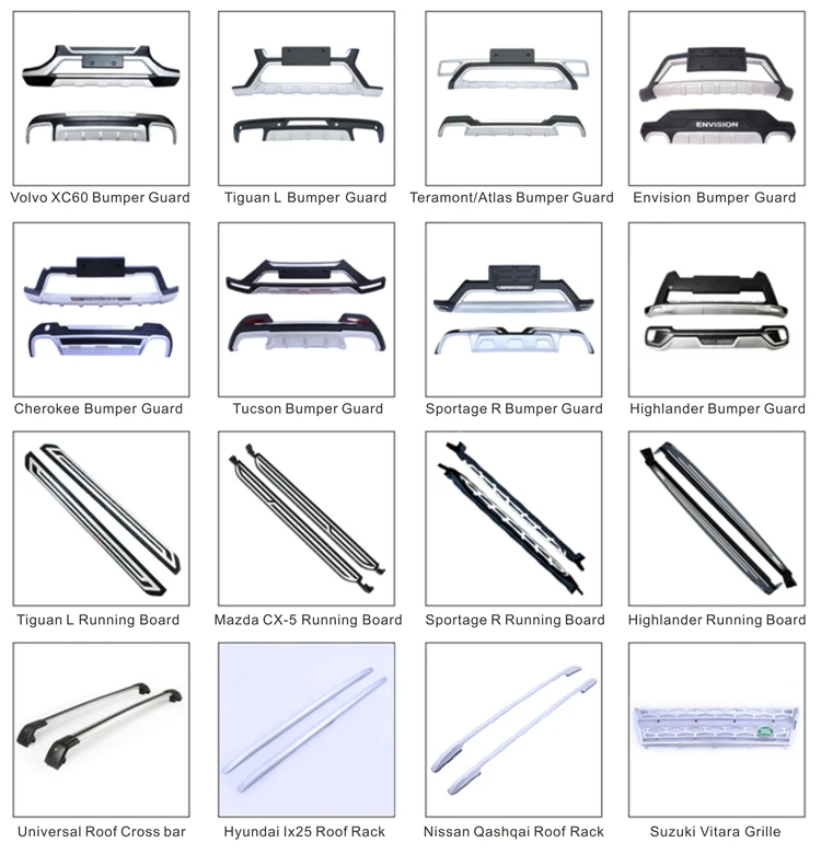 4x4 Accesorios Chrome Body Trims Car Body Side Molding for Nissan Patrol