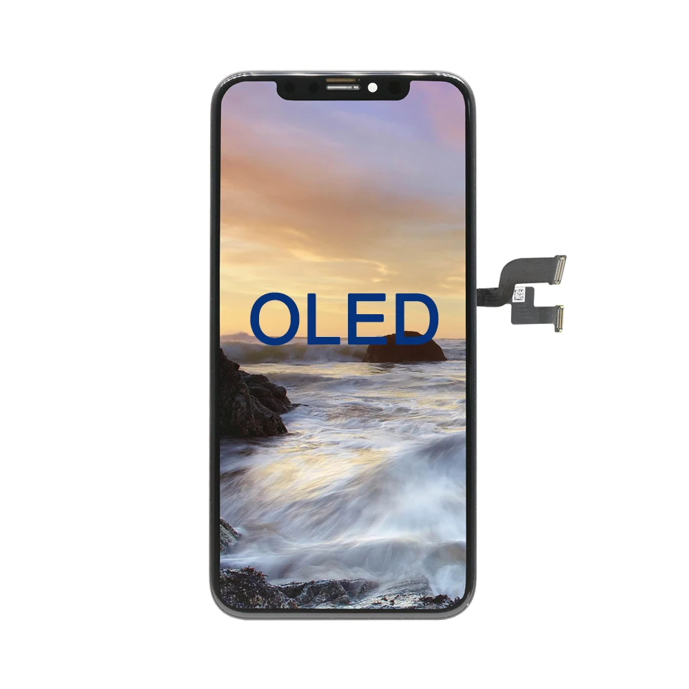 

LCD display assembly replacement for iphone X LCD OLED GX, Black