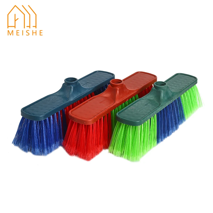 

wholesale professional factory manufacture plastic pp garden broom brush, Blue,green,red