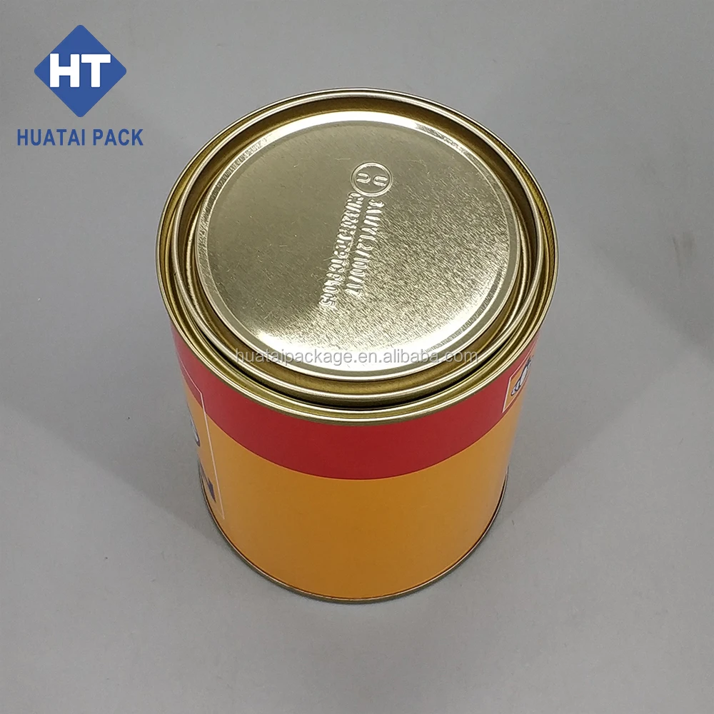 1l Paint Tin Can With Triple Tight Lid Standard Dimensions - Buy 1l