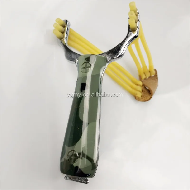 Powerful Hunting Catapult Slingshot Handle Sling Shot Outdoor Hunt Accessories 