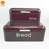 Hot sell Metal Silver Sticker Text Kitchen Bread Bin