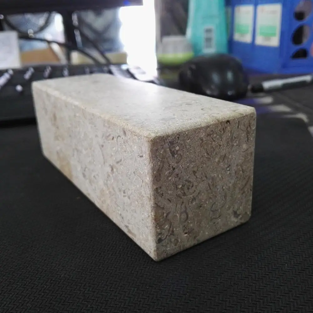 Base En Marbre De Mm,Artisanat En Pierre D'origine Chinoise,Couleur Blanc Et Beige,Socle En