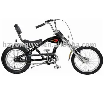 chopper style bicycle frame