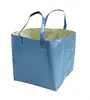 PP woven square storage handle baskets/PP woven planter handle bags