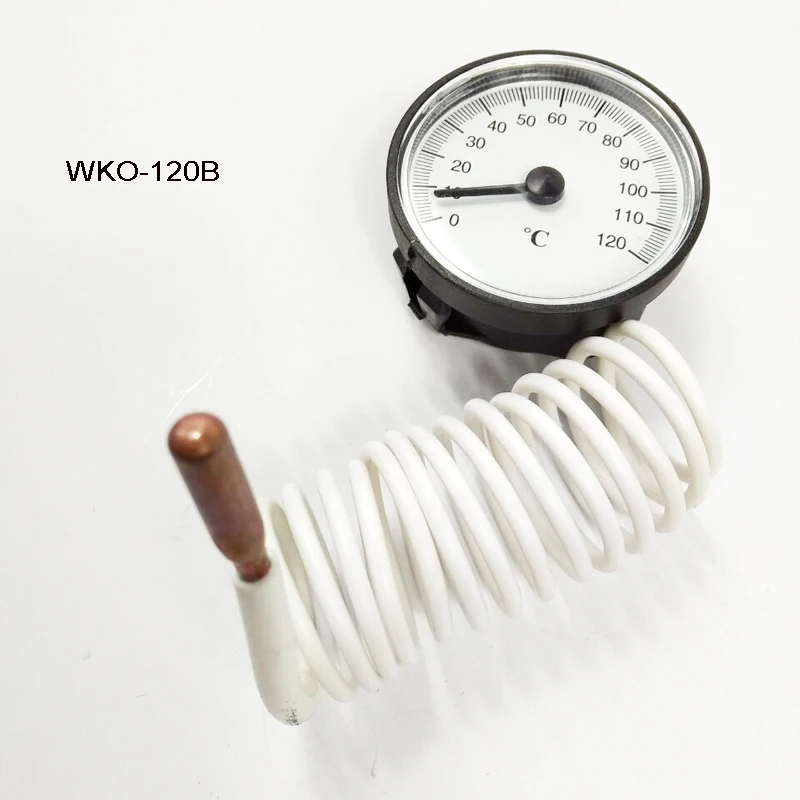 Industrial Dial Steam Boiler Capillary Thermometer Temperature Gauge with Probe