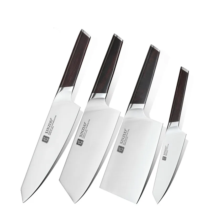 

4 pcs high quality German stainless steel kitchen knife set