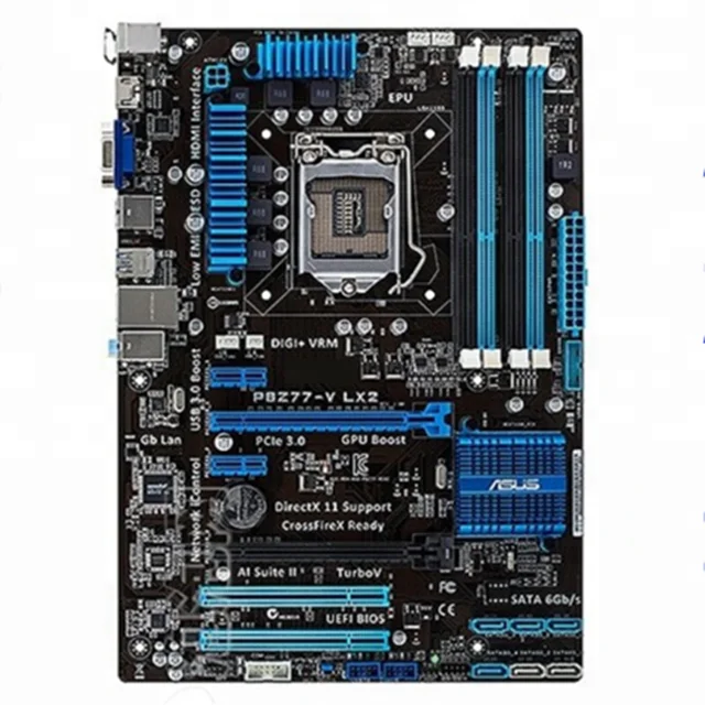 

P8Z77-V LX2 original DDR3 LGA 1155 for I3 I5 I7 CPU USB3.0 32GB Z77 Desktop motherboard